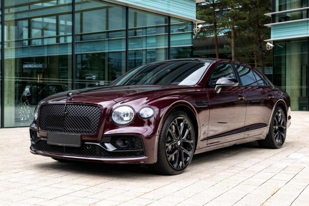 Bentley Flying Spur Front Burgundy
