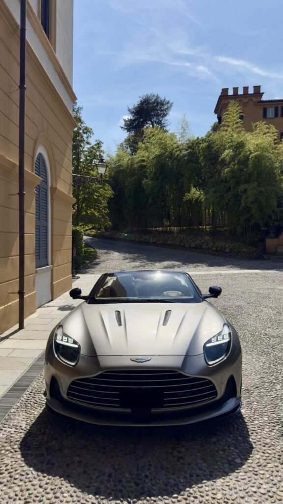Aston Martin DB12 Volante Lake Como 2