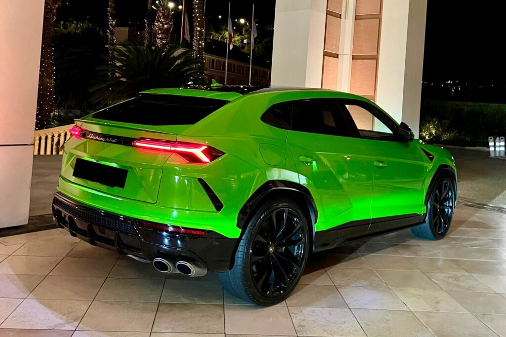 Lambroghini Urus Green Rear 7 Monaco