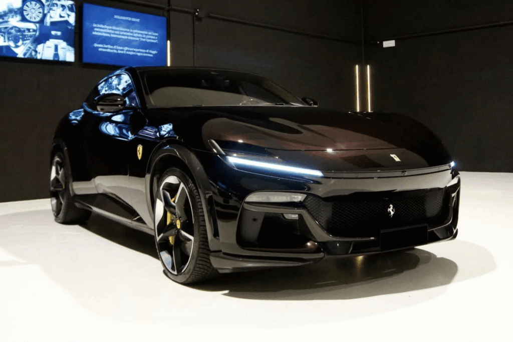 Ferrari Purosangue Black Front 2