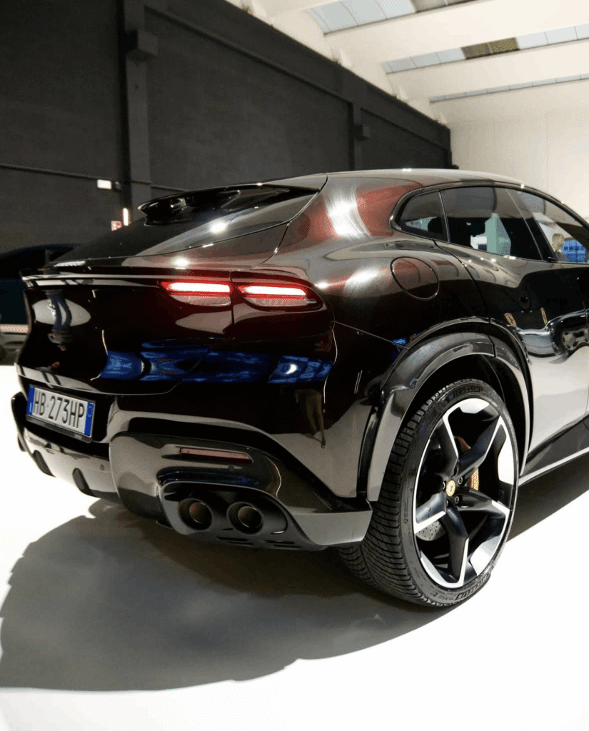 Ferrari Purosangue Black Rear 2