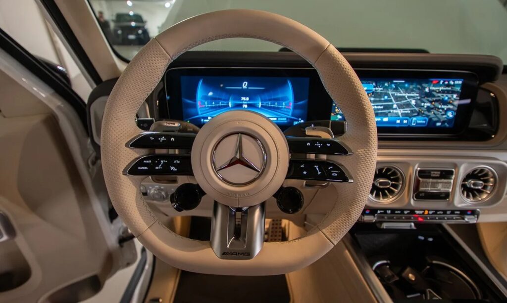 Mercedes-AMG G63 White 2026 Interior 3
