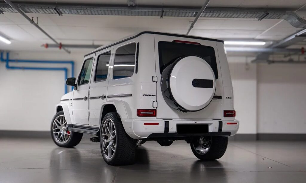 Mercedes-AMG G63 White 2026 Rear