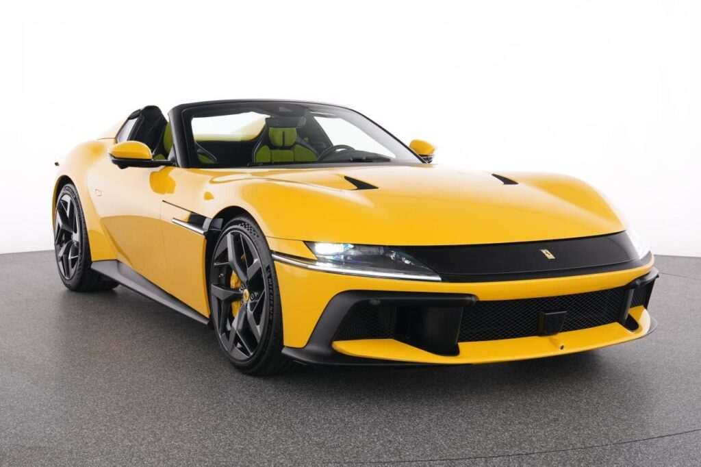 Ferrari 12Cilindri Spider Yellow Front 3