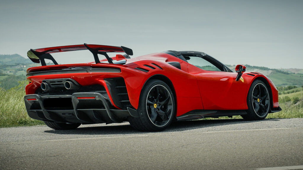 Ferrari SF90 XX Spider Red Rear
