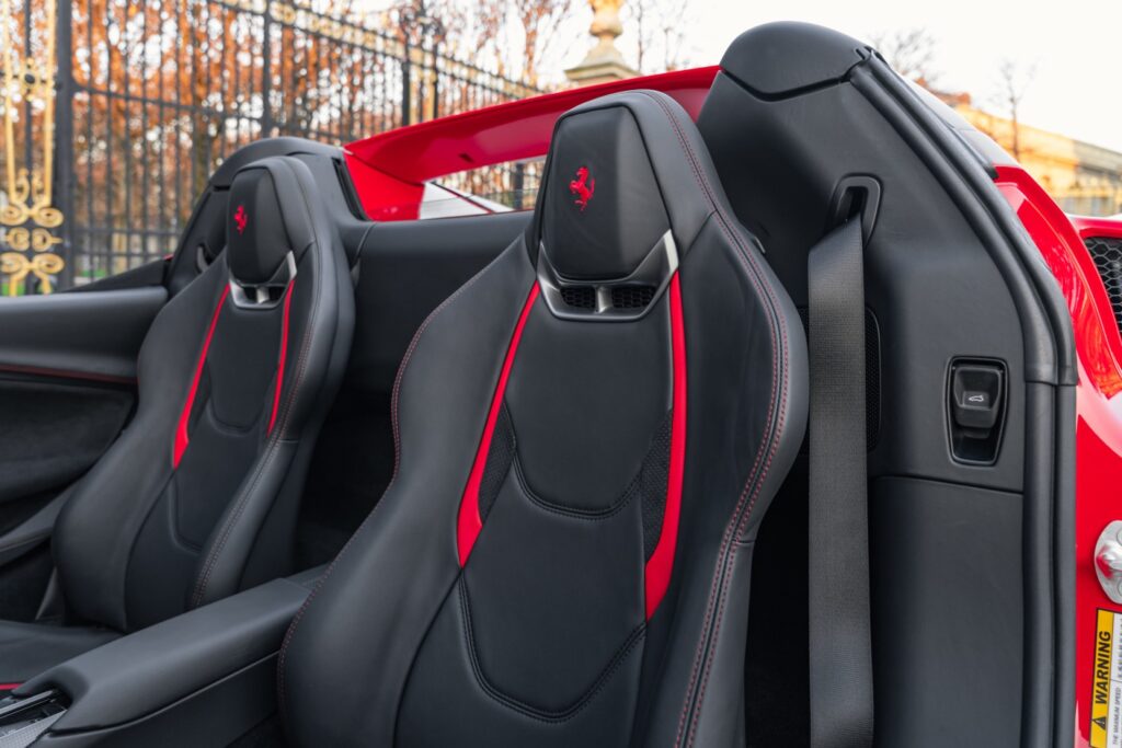 Ferrari 296 GTS Red Interior 5