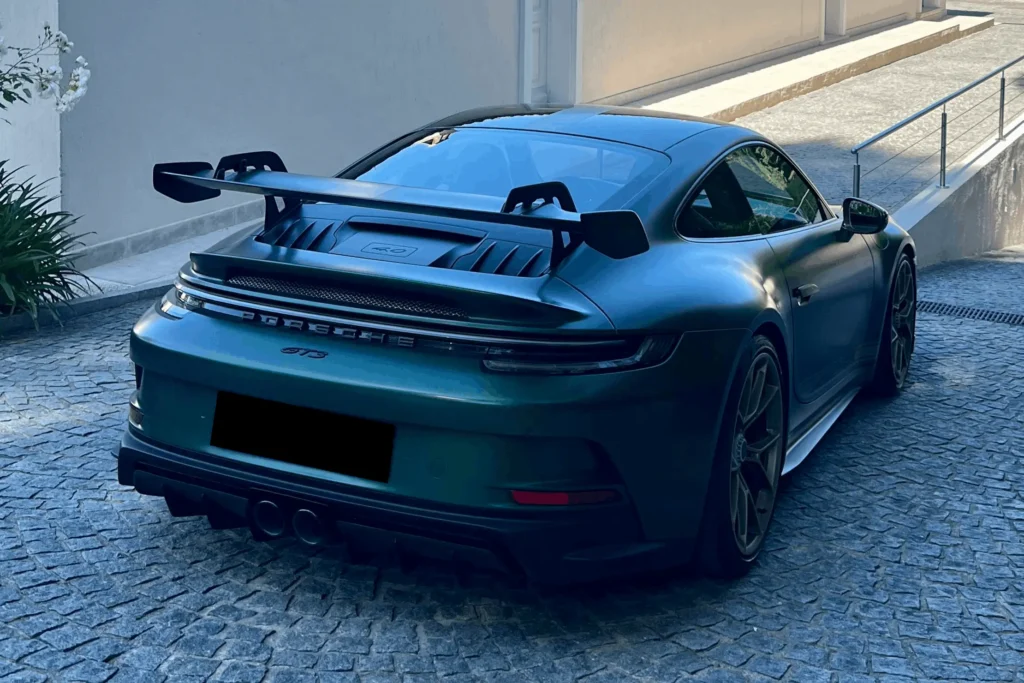 Porsche 911 GT3 Green Rear 2