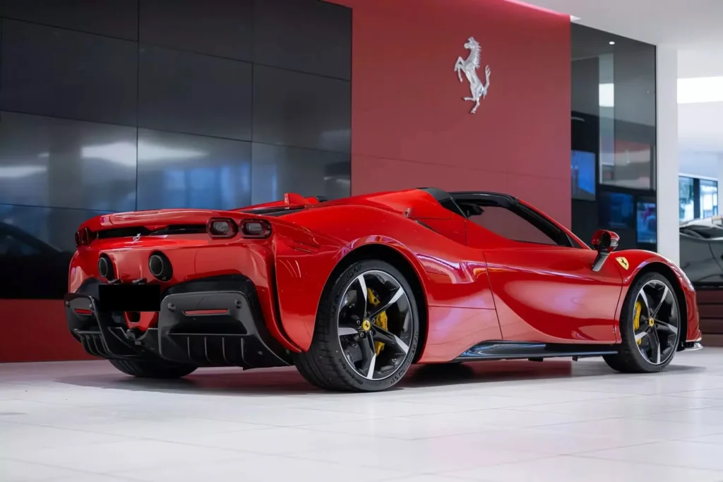 SF90 Spider Red Rear 2