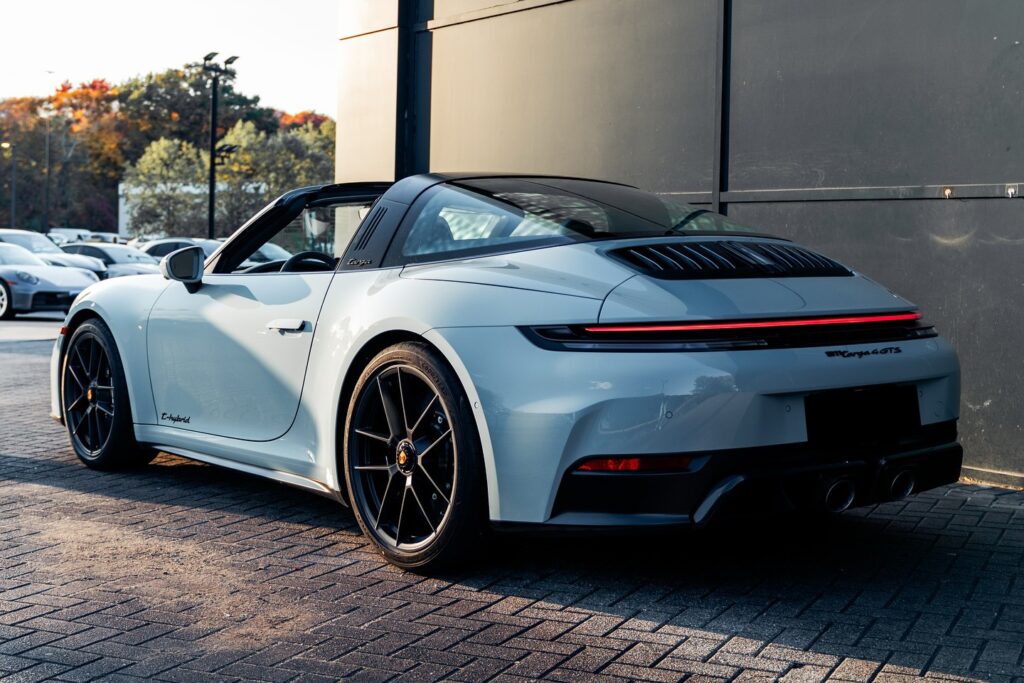 Porsche 992.2 Targa 4 GTS Rear White